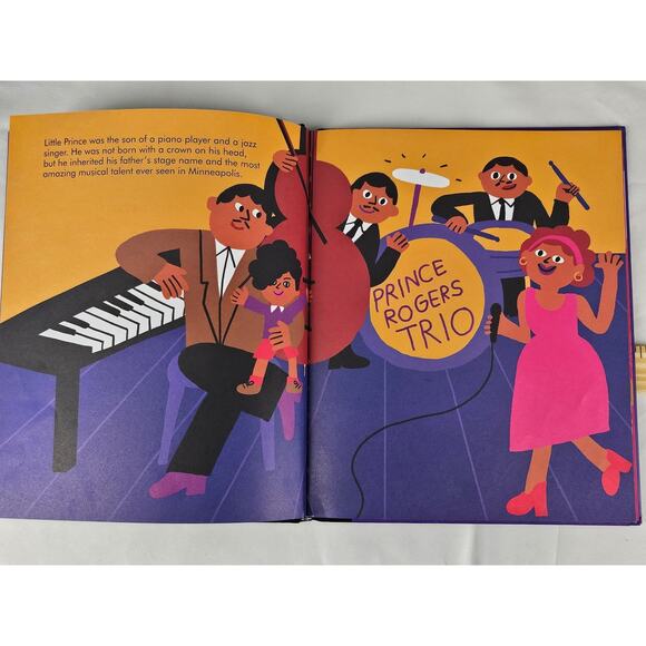 LITTLE PEOPLE BIG DREAMS PRINCE HARDCOVER CHILDREN'S BOOK MUSIC ICON BIO - Picture 4 of 5